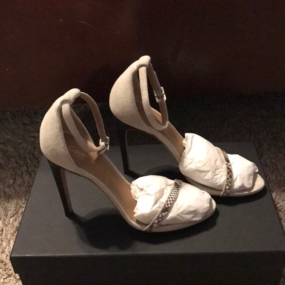 Python/Suede Sandal - image 2